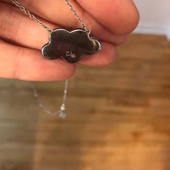 Necklace SWAROVSKI authentic with blue crystal - Picture 3 of 4